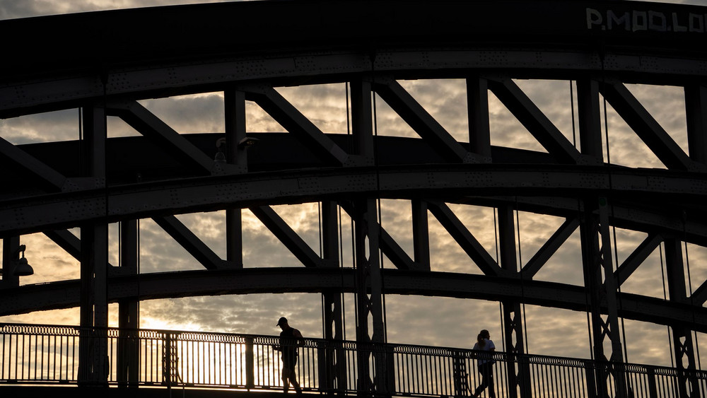 Sonnenaufgang in Frankfurt