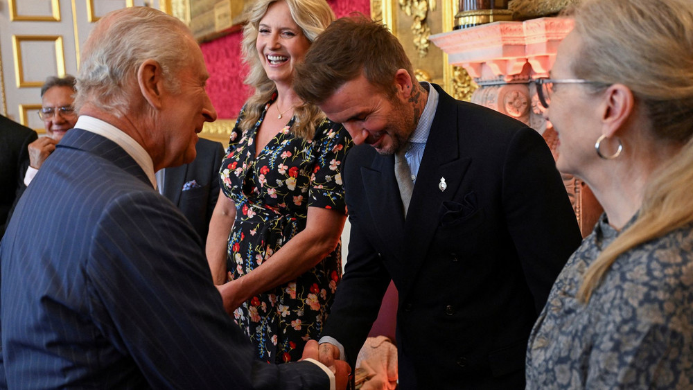 König Charles III. und David Beckham