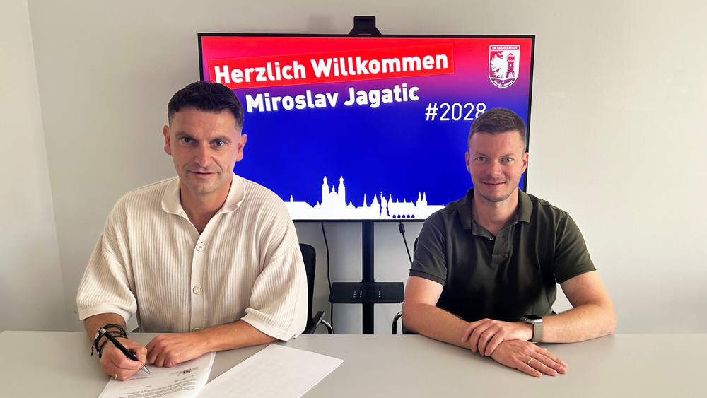 Miroslav Jagatic hat den Vertrag als neuer Cheftrainer bei der SG Barockstadt Fulda-Lehnerz unterschrieben. 