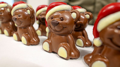 Schoko Produktion für Weihnachtsgeschäft läuft auf Hochtoure