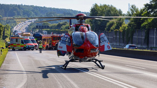 LKW-Unfall bei Grünberg: A 5 Richtung Frankfurt stundenlang gesperrt