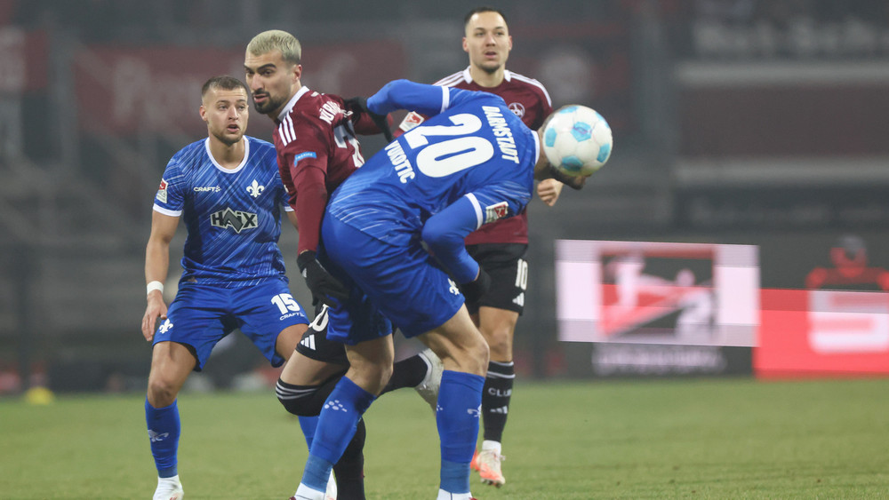 Das Spiel der Lilien in Nürnberg war eine umkämpfte Partie. 