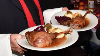 Gänse-Essen für Bedürftige in Marburg