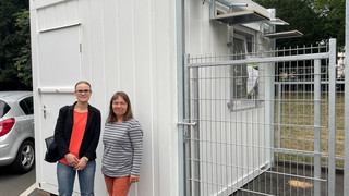 Tierschützer freut´s: Neues Taubenhaus in Gießen neben Stadttheater