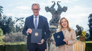 Deutschland und Italien vereinbaren in Rom engere Partnerschaft