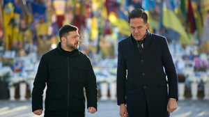 Nato-Generalsekretär Rutte überraschend in Kiew