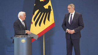 Steinmeier ernennt Schweitzer - Mahne Worte vom Präsidenten