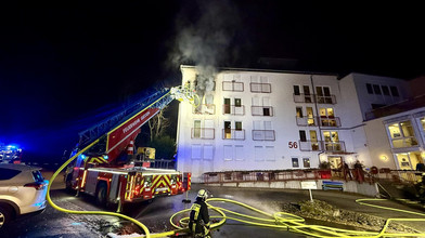 Seniorenwohnheim in Gießen: Bewohner stirbt bei Brand