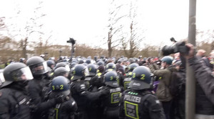 Anti-AfD-Demos in Gießen: Mehrere Strafanzeigen gegen Polizeibeamte
