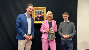 KI Mona Lisa in Frankfurt ausgestellt