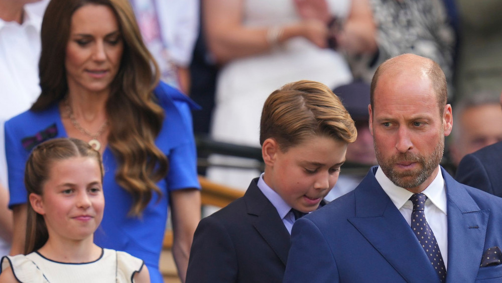 Prinz William und Prinzessin Kate verfolgen das Finale mit ihren Kindern George und Charlotte aus der Royal Box.