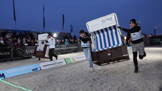 Strandkorb-WM: Weltrekord auf Usedom