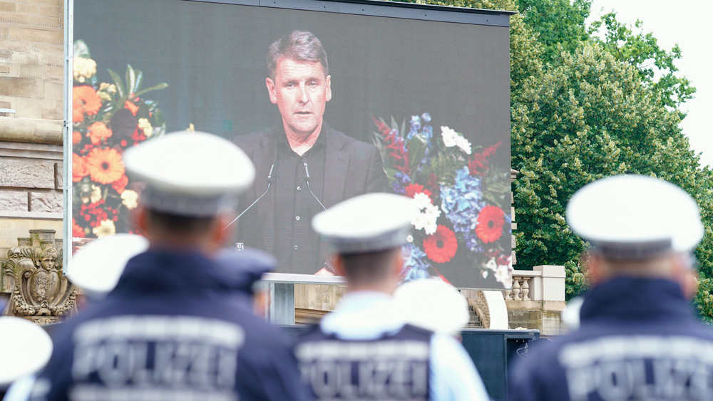 Trauer um den getöteten Polizisten in Mannheim (Archivbild).