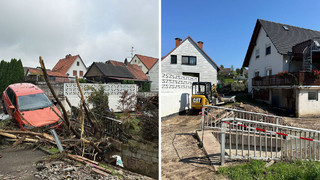 Gottsbüren einen Monat nach dem Hochwasser