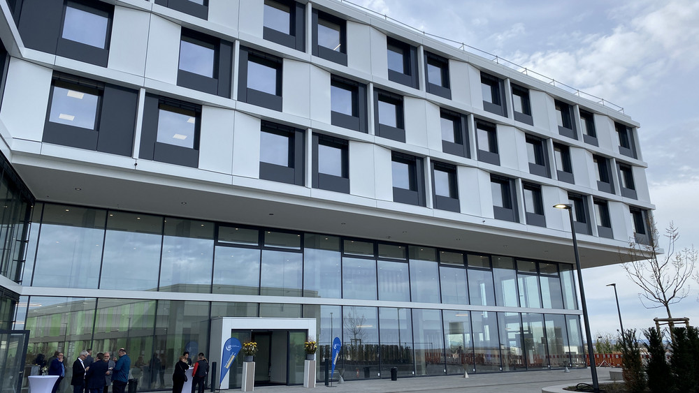 Das neue Krankenhausgebäude in Groß-Umstadt. 