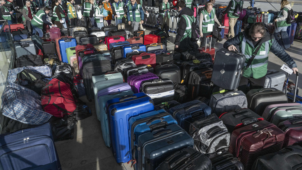 Testbetrieb am Terminal 3 in Frankfurt
