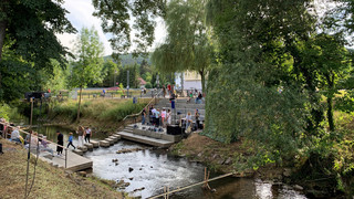 Tolle Open Air-Musik bei Wasserspielen in Bad Soden-Salmünster