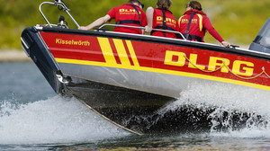 Schwimmer im letzten Moment aus dem Rhein bei Walluf gerette