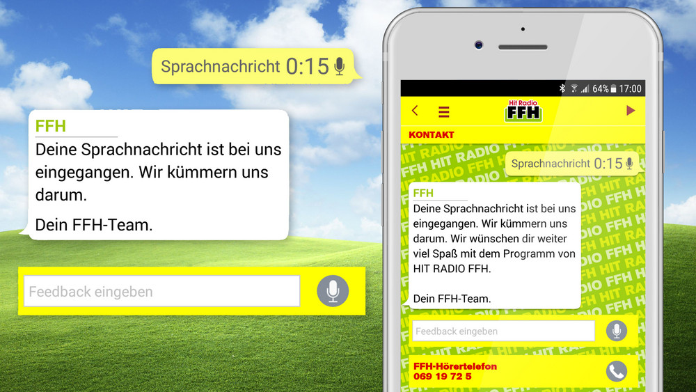 Drauftippen, losreden, loslassen