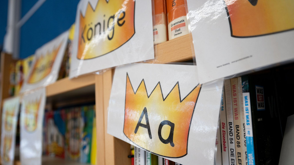 Alphabetisierungsklasse in der John-F.-Kennedy-Schule