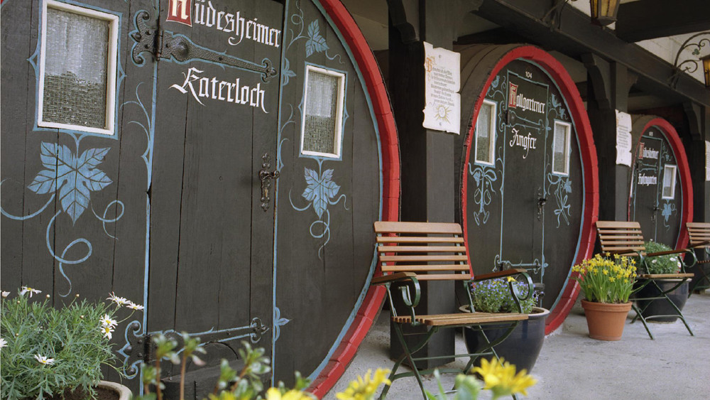 Lindenwirt Rüdesheim: Übernachten im Weinfass