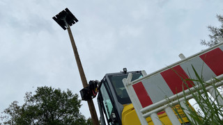 Mit Geldern vom Windkraft-Bau: Twiste baut meterhohes Storchen-Nest