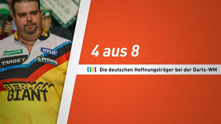 4 aus 8: Deutsche Hoffnungsträger bei der Darts-WM
