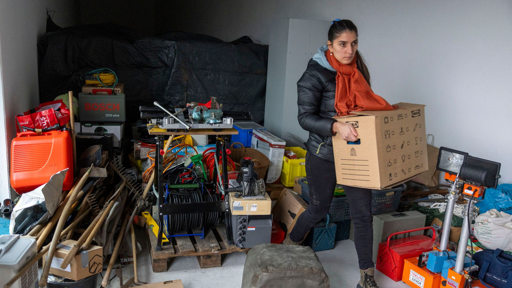 Sammelaktion für die Ukraine in Eschborn