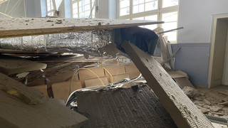 Nach Deckeneinsturz an Uni Marburg: Aufräumarbeiten haben begonnen