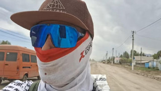 460 KM in Kirgistan: Sascha Gramm aus Hosenfeld auf fünfter Etappe