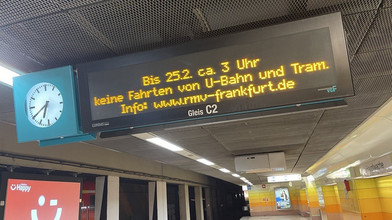 Verdi-Warnstreik im Nahverkehr in Hessen: Das ist betroffen