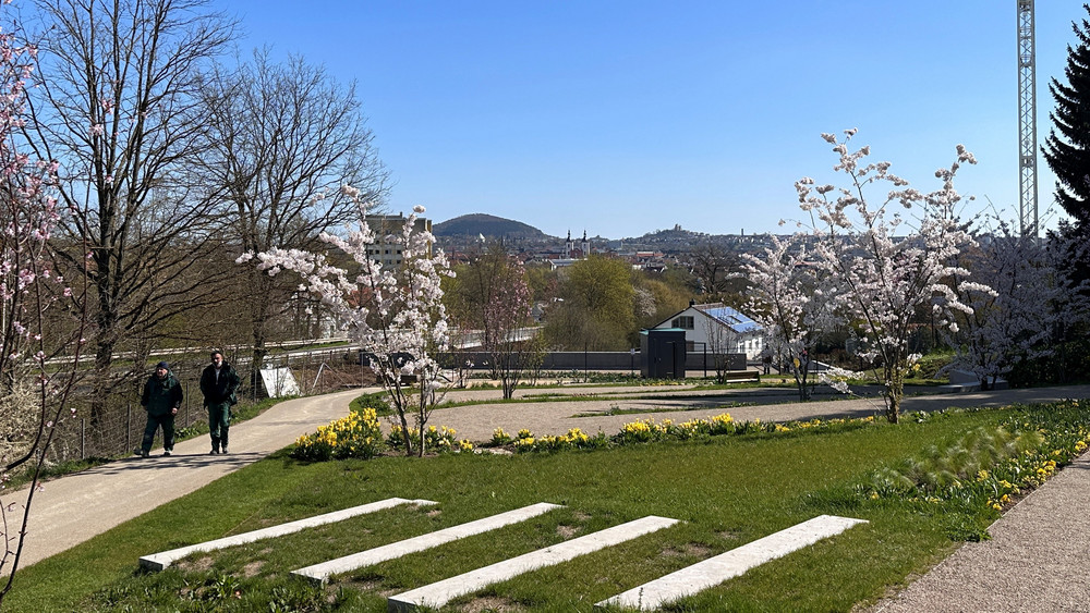 Blick auf die Ausstellung der Landesgartenschau Fulda