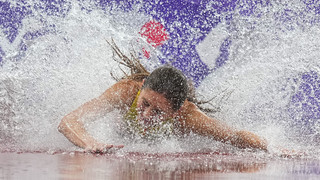 Finale 3000 Meter Hindernis: Gesa Krause wird nach Sturz noch Siebte