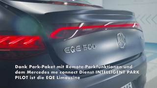 Vollautomatisiert und fahrerlos parken - ab sofort auch mit der EQE Limousine möglich
