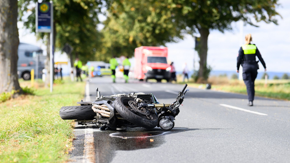 Schwerer Motorradunfall 