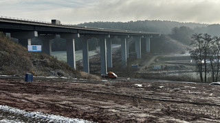 Spatenstich für Neubau der Thalaubachbrücke an der A7 in Eichenzell