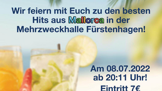 Weil Karneval ausfallen musste: Mallorcaparty in aus Fürstenhagen