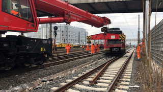 S-Bahn-Strecke bei Rüsselsheim bleibt bis März gesperrt