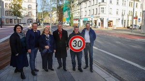 Tempo 30 auf Marburger Innenstadtachse - schon ab Freitag