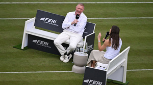 Tennis-Star bei Bad Homburg Open: Becker im Live-Podcast mit Petkovic