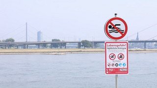 Achtung Lebensgefahr: Düsseldorf verhängt striktes Badeverbot