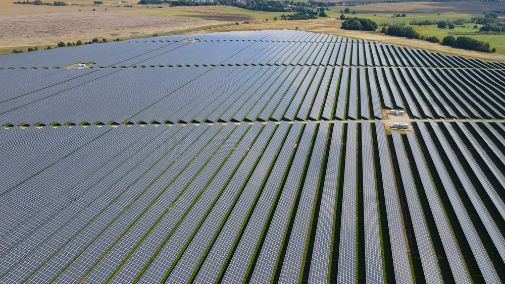 Solarpark "Weesow-Willmersdorf" Solarmodule Sonnenenergie