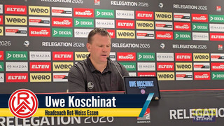 Das sagt Essens Trainer Uwe Koschinat vor dem Relegationsspiel gegen Fürth