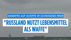 Russische Angriffe im Schwarzen Meer vernichten pro Tag 60 Mio. Euro an Waren