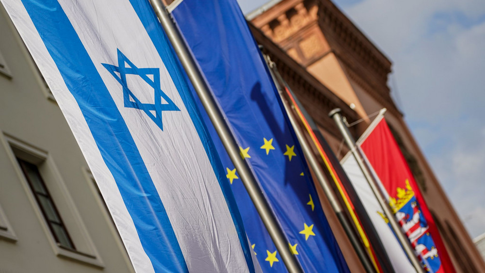 Landtagswahl Hessen – Israelische Flagge