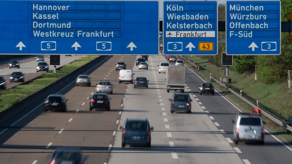 Autobahn Frankfurter Kreuz