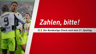 Zahlen, bitte! Der Bundesliga-Check nach dem 21. Spieltag