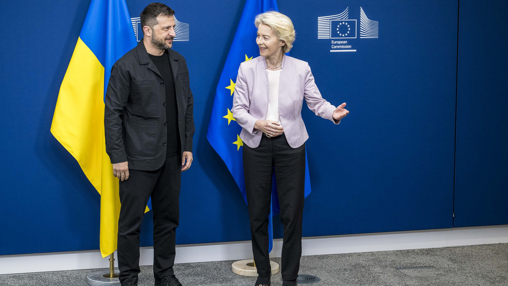 Ursula von der Leyen und Wolodymyr Selenskyj
