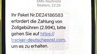 SMS-Betrüger im Lahn-Dill-Kreis fordern Fake-Zollgebühren
