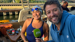Sportlerin schwimmt 200 Kilometer von Frankfurt nach Köln